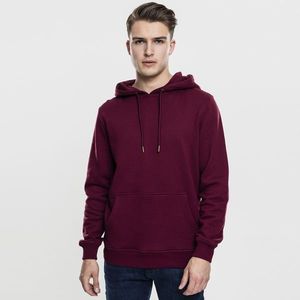 Pánska mikina s kapucňou Urban Classics Basic Sweat Hoody port - XS vyobraziť