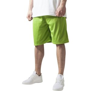 Urban Classics Bball Mesh Shorts limegreen - S vyobraziť