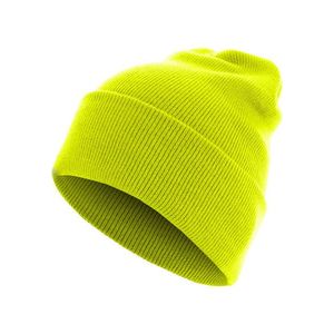 Urban Classics Beanie Basic Flap Long Version neonyellow - UNI vyobraziť