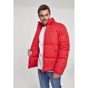 Urban Classics Boxy Puffer Jacket fire red - XXL vyobraziť