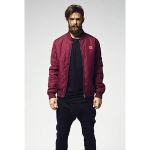 Urban Classics Diamond Quilt Nylon Jacket burgundy - XL vyobraziť