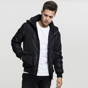 Urban Classics Heavy Hooded Jacket black - S vyobraziť