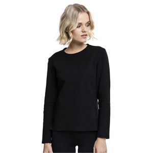 Urban Classics Ladies Athletic Interlock Crewneck black - L vyobraziť