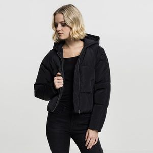 Urban Classics Ladies Hooded Oversized Puffer Jacket black - XL vyobraziť