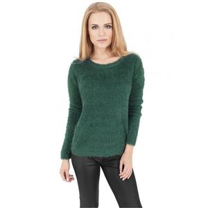 Urban Classics Ladies Nylon Feather Crew forest - L vyobraziť