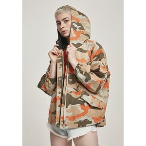 Urban Classics Ladies Oversized Camo Parka Jacket brick camo - L vyobraziť