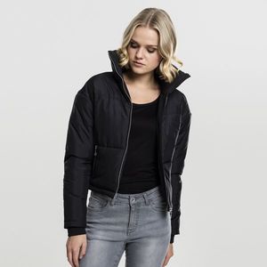 Urban Classics Ladies Oversized High Neck Jacket black - L vyobraziť