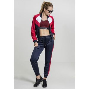 Urban Classics Ladies Short Raglan Track Jacket navy/fire red/white - XS vyobraziť