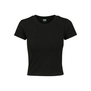 Urban Classics Ladies Stretch Jersey Cropped Tee black - XS vyobraziť