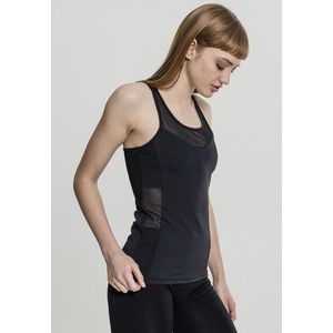 Urban Classics Ladies Tech Mesh Top black - XS vyobraziť