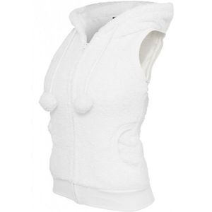 Urban Classics Ladies Teddy Vest white - XL vyobraziť