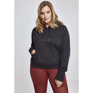 Urban Classics Ladies Thumb hole Hoody black - XL vyobraziť