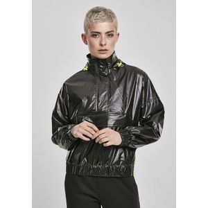 Urban Classics Ladies Vanish Crinkle Pull Over Jacket black - XS vyobraziť