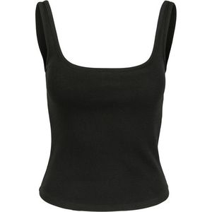 Urban Classics Ladies Wide Neck Top black - L vyobraziť