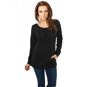 Urban Classics Ladies Wideneck Pocket Crew black - XS vyobraziť