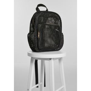 Urban Classics Lady Backpack Mesh Transparent black - UNI vyobraziť
