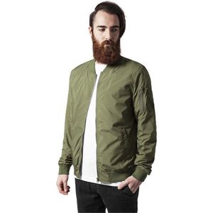 Urban Classics Light Bomber Jacket olive - M vyobraziť