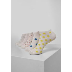 Urban Classics No Show Socks Dots 5-Pack multicolor - 35–38 vyobraziť