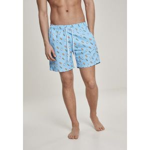 Urban Classics Pattern?Swim Shorts lightblue/ice - 3XL vyobraziť