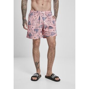 Urban Classics Pattern Swim Shorts yacht aop - 3XL vyobraziť