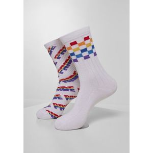 Urban Classics Pride Racing Socks 2-Pack multicolor - 47–50 vyobraziť