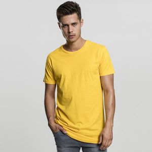 Pánske tričko Urban Classics Shaped Long Tee chrome yellow - 2XL vyobraziť