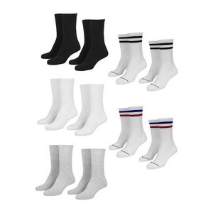 Urban Classics Sporty Socks 10-Pack blk/wht/gry+wht/nvy/rd+wht/blk - 47–50 vyobraziť