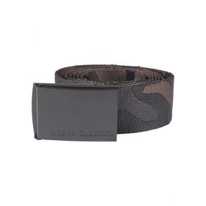 Urban Classics UC Jaquard Camo Belt 150cm black/brown - UNI vyobraziť