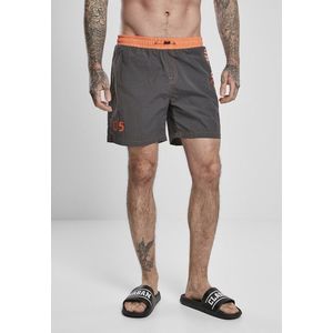 Urban Classics UC Logo Swim Shorts darkshadow - M vyobraziť