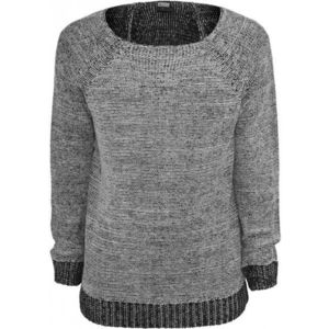 Urban Classics Wide Neck Sweater grey - XL vyobraziť
