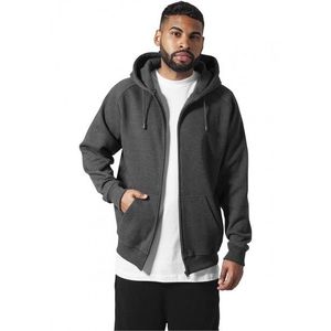 Urban Classics Zip Hoody charcoal - S vyobraziť