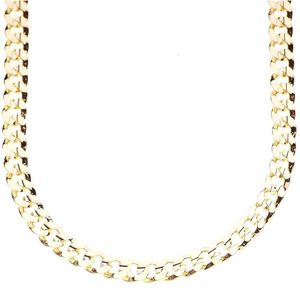 Iced Out Bling Hip Hop CUBAN CURB CHAIN - 6mm - 60 cm / zlatá vyobraziť