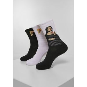 Mister Tee Arti Pizza Sport Socks 3-Pack multicolor/black/white - 43-46 vyobraziť