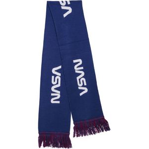 Mister Tee NASA Scarf Knitted wht/blue/red - One Size vyobraziť