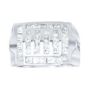 Iced Out Sterling 925er Silber Pave Ring - GRILL - 10 vyobraziť