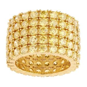 Iced Out Bling Micro Pave Ring - FAT 360 ETERNITY Gold - 11 vyobraziť