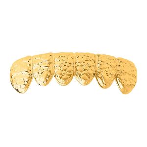 Iced Out One size fits all Bottom Grillz - NUGGET gold - Uni vyobraziť