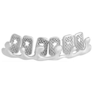 Iced Out One size fits all Top Grillz - Bling Drip silver - Uni vyobraziť