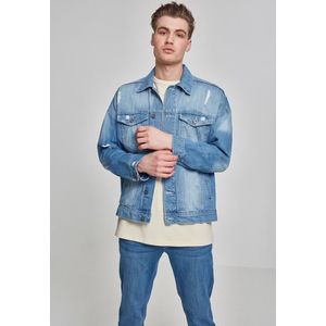 Urban Classics Ripped Denim Jacket bleached - L vyobraziť