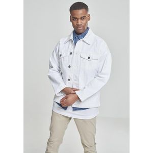 Urban Classics Ripped Denim Jacket white - L vyobraziť