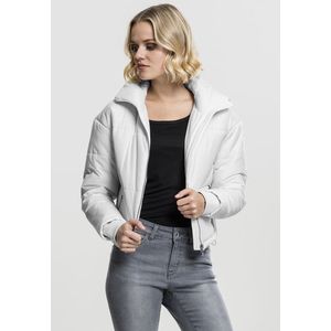 Urban Classics Ladies Oversized High Neck Jacket white - L vyobraziť