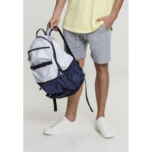 Urban Classics Backpack Colourblocking white/navy/black - One Size vyobraziť