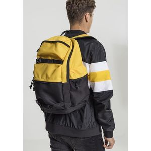 Urban Classics Ladies Backpack Colourblocking chrome yellow/black/black - One Size vyobraziť