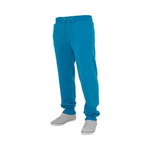 Urban Classics Straight Fit Sweatpants turquoise - S vyobraziť