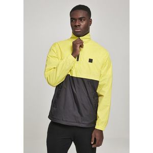 Urban Classics Stand Up Collar Pull Over Jacket brightyellow/blk - L vyobraziť