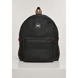 Urban Classics Basic Backpack black/orange - One Size vyobraziť