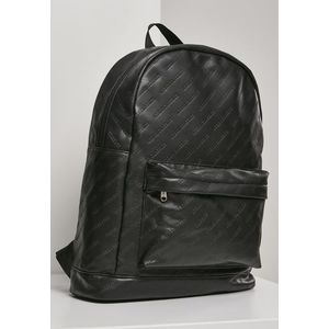 Batoh Urban Classics Imitation Leather Backpack black vyobraziť
