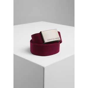 Urban Classics Canvas Belts burgundy - One Size vyobraziť