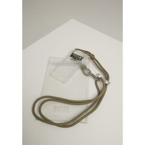 Phone Necklace with Additionals I Phone 8 transparent/olive - One Size vyobraziť