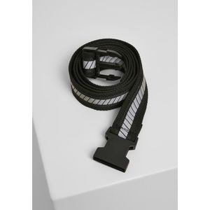 Urban Classics Reflective Belt black/black/silver - L/XL vyobraziť
